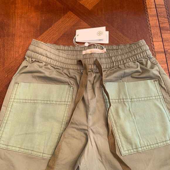 Tory Burch modern twill logo ankle pants size XXS, NWT - Picture 6 of 10